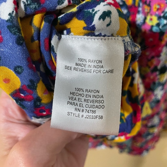 Patrons of Peace Yellow Floral Tunic Top - Picture 3 of 8